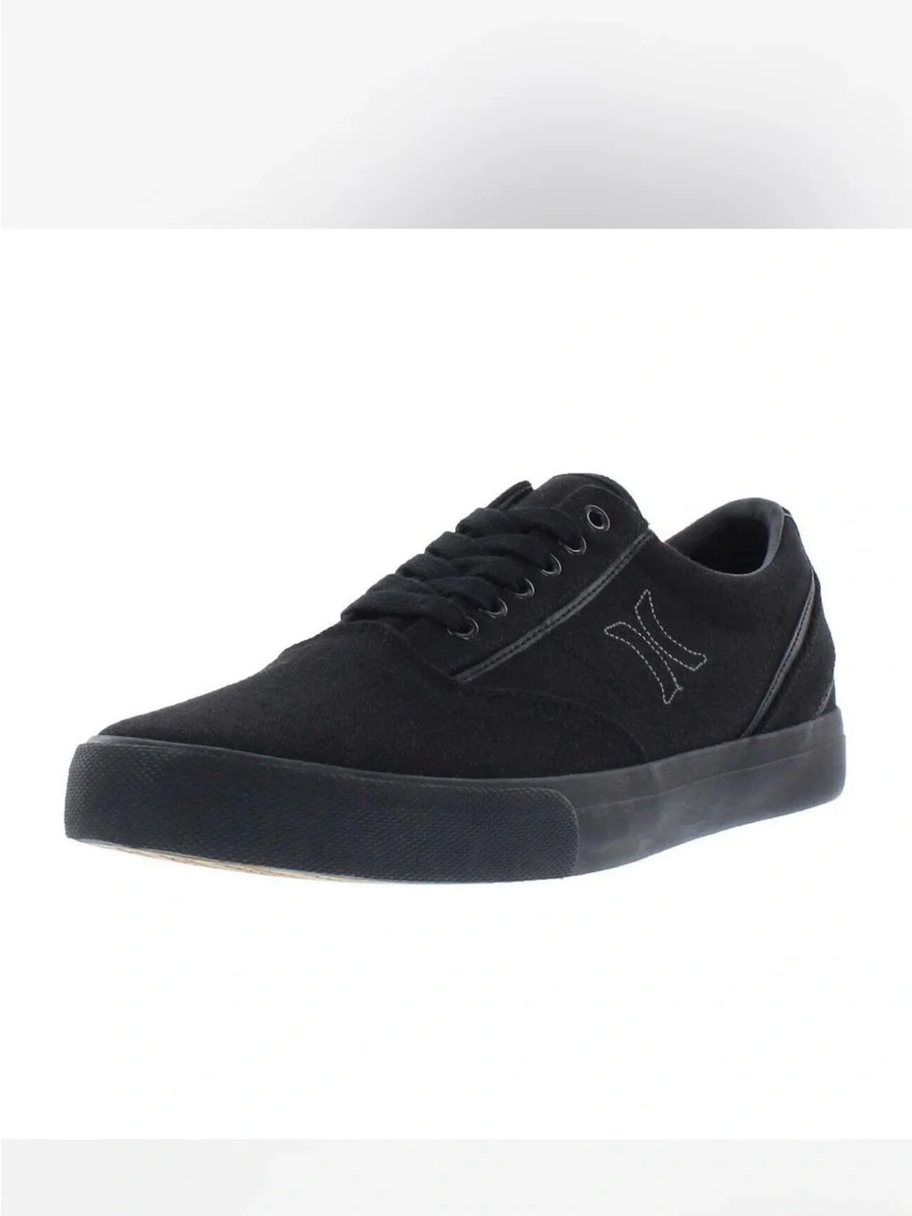 Men's Hurley Arlo Lace Up Black Casual Canvas Sneakers Size 11